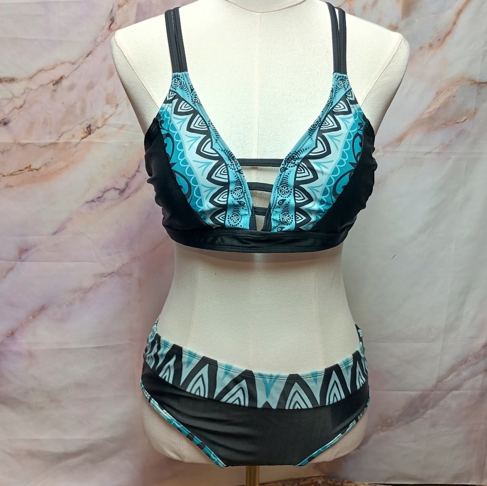 Tribal Two Piece Bikini Swimsuit